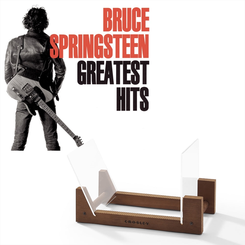 Bruce Springsteen Greatest Hits Vinyl Album & Crosley Record Storage Display Stand/Product Detail/Storage
