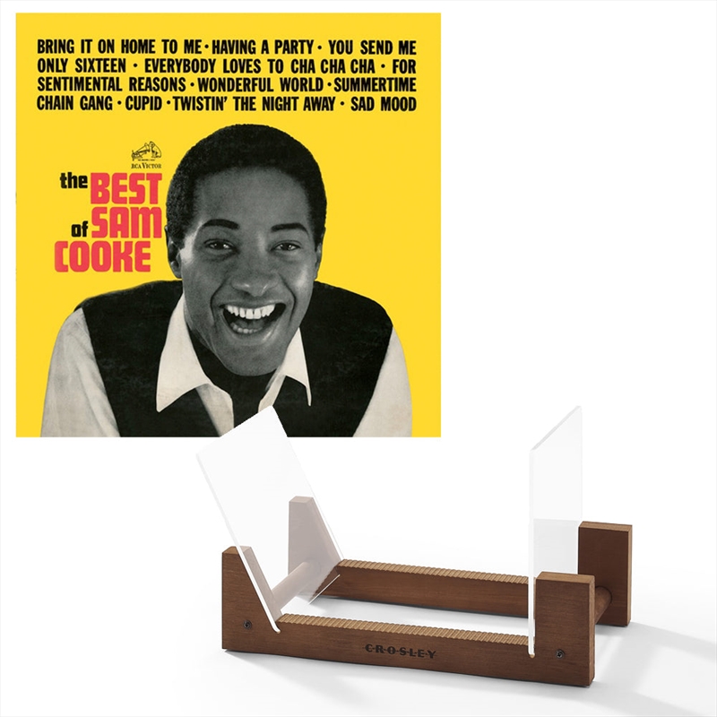 Sam Cooke The Best Of Sam Cooke Vinyl Album & Crosley Record Storage Display Stand/Product Detail/Storage