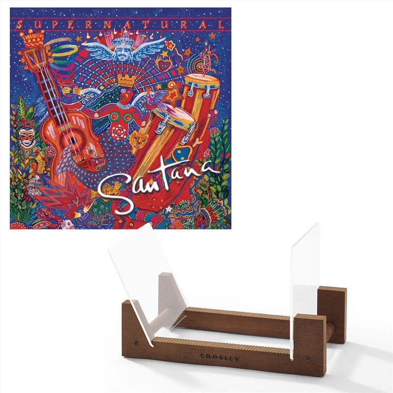 Santana Supernatural Vinyl Album & Crosley Record Storage Display Stand/Product Detail/Storage