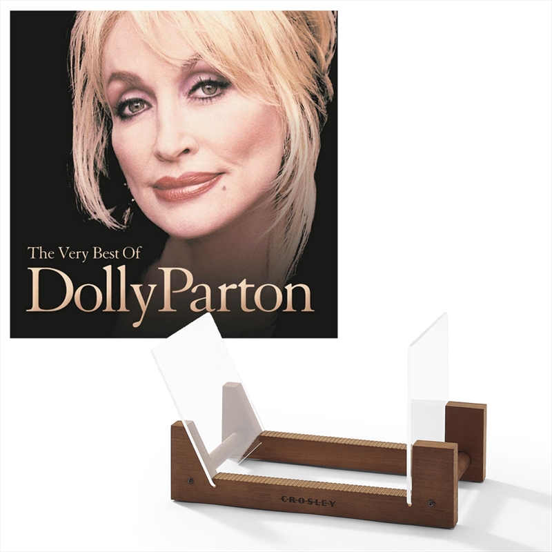 Dolly Parton The Very Best Of Dolly Parton Vinyl Album & Crosley Record Storage Display Stand/Product Detail/Storage