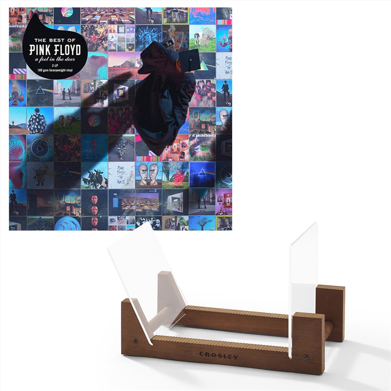 Pink Floyd The Best Of Pink Floyd: A Foot In The Door Vinyl Album & Crosley Record Storage Display S/Product Detail/Storage
