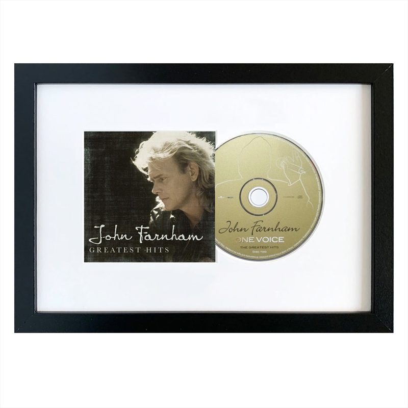 John Farnham-Greatest Hits CD Framed Album Art/Product Detail/Posters & Prints