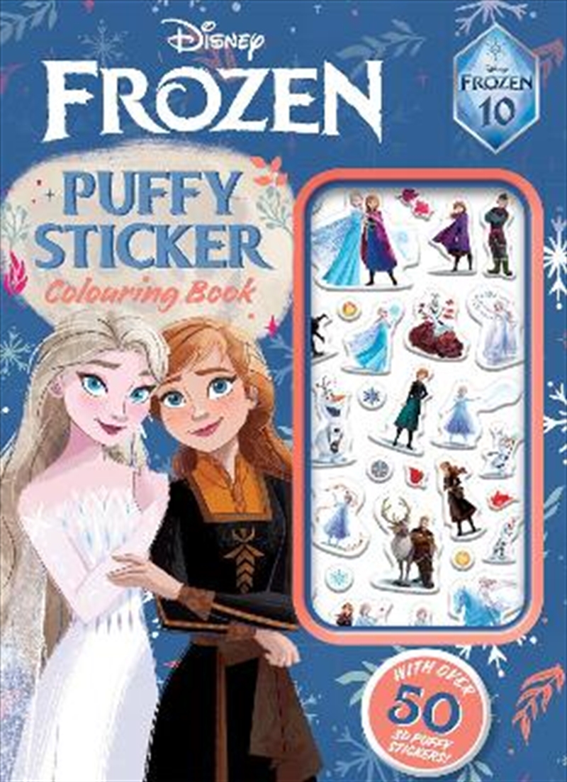 Frozen 10th Anniversary - Puffy Sticker Colouring Book/Product Detail/Kids Activity Books