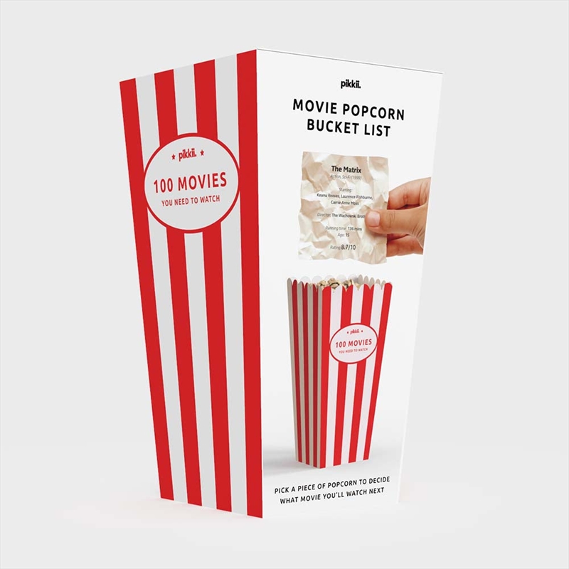 Movie Popcorn Bucket List - 100 Movies/Product Detail/Posters & Prints