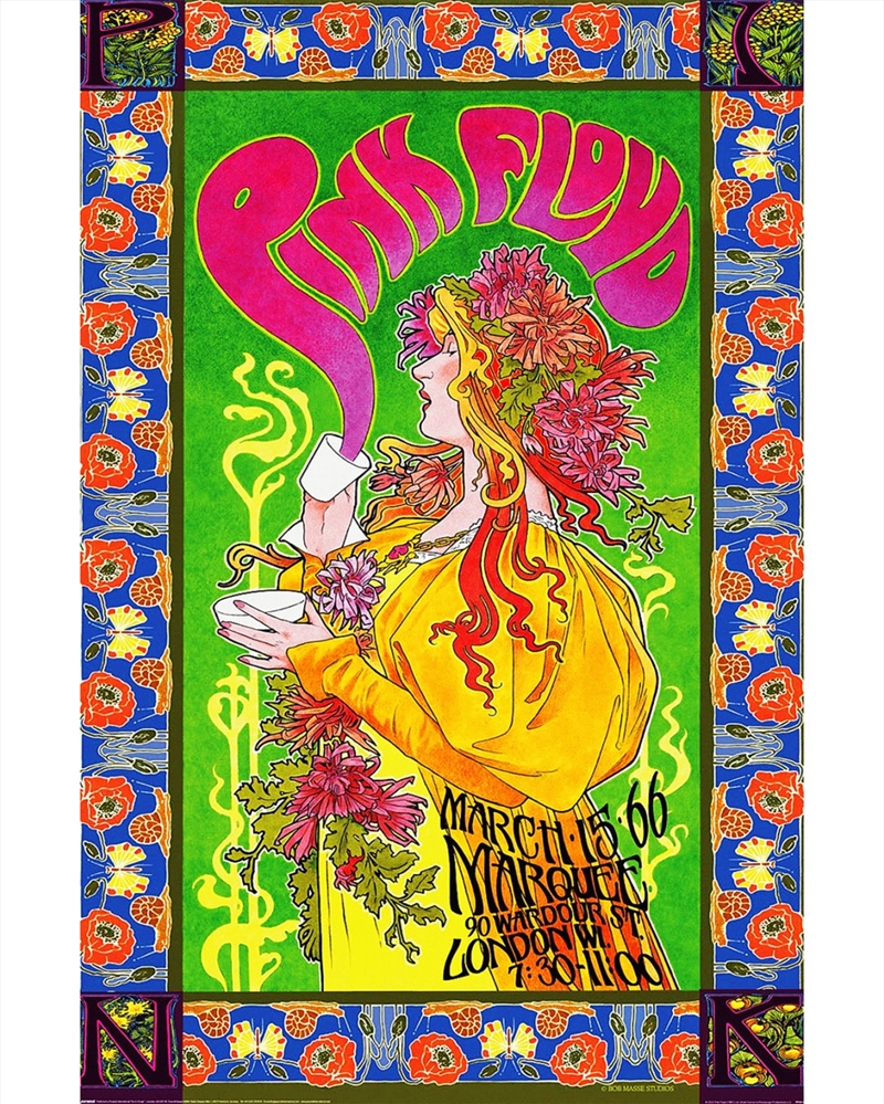 Pink Floyd - Tour Poster 1966 - Reg Poster/Product Detail/Posters & Prints