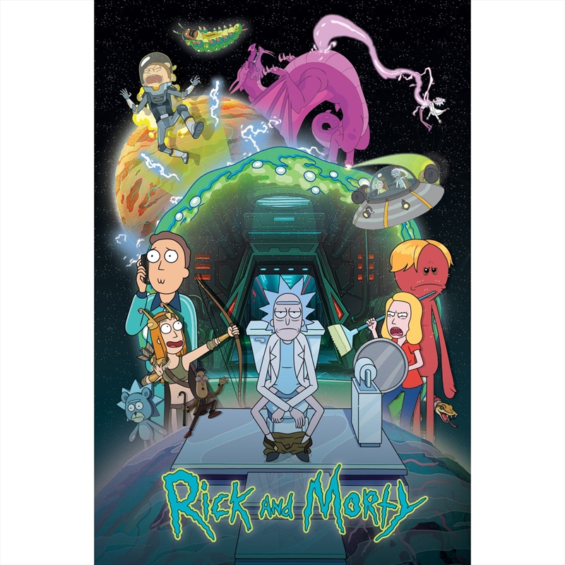 Rick And Morty - Toilet Adventure/Product Detail/Posters & Prints