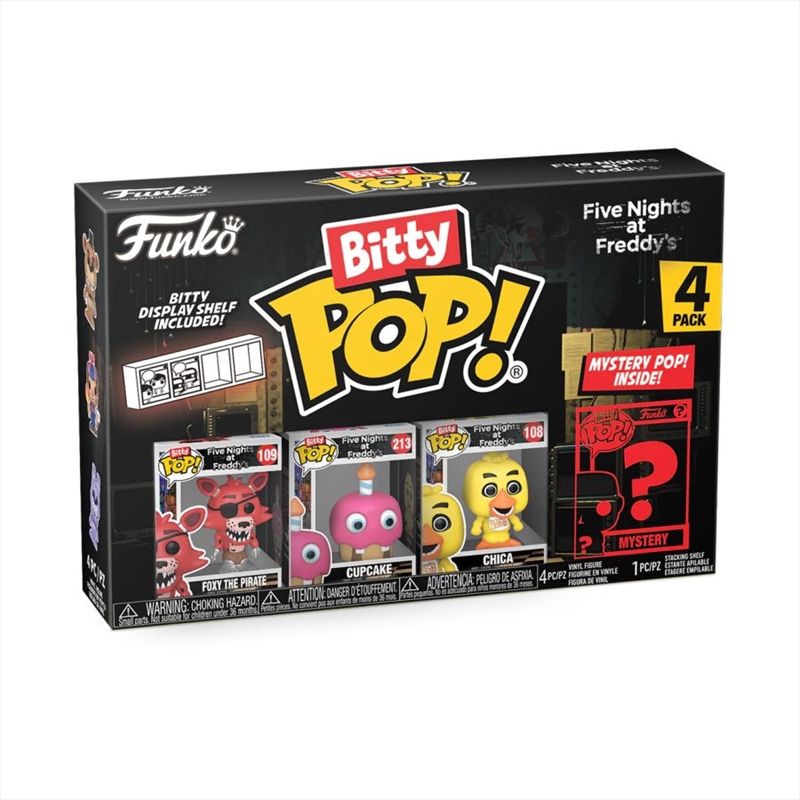 Five Nights at Freddy's - Foxy Bitty Pop! 4-Pack/Product Detail/Funko Collections