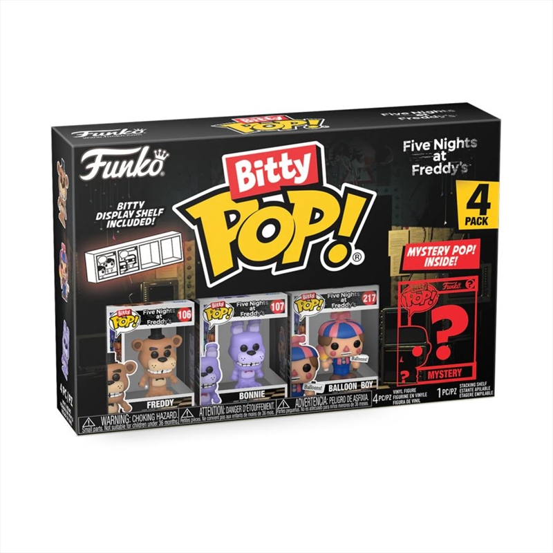 Five Nights at Freddy's - Freddy Bitty Pop! 4-Pack/Product Detail/Funko Collections
