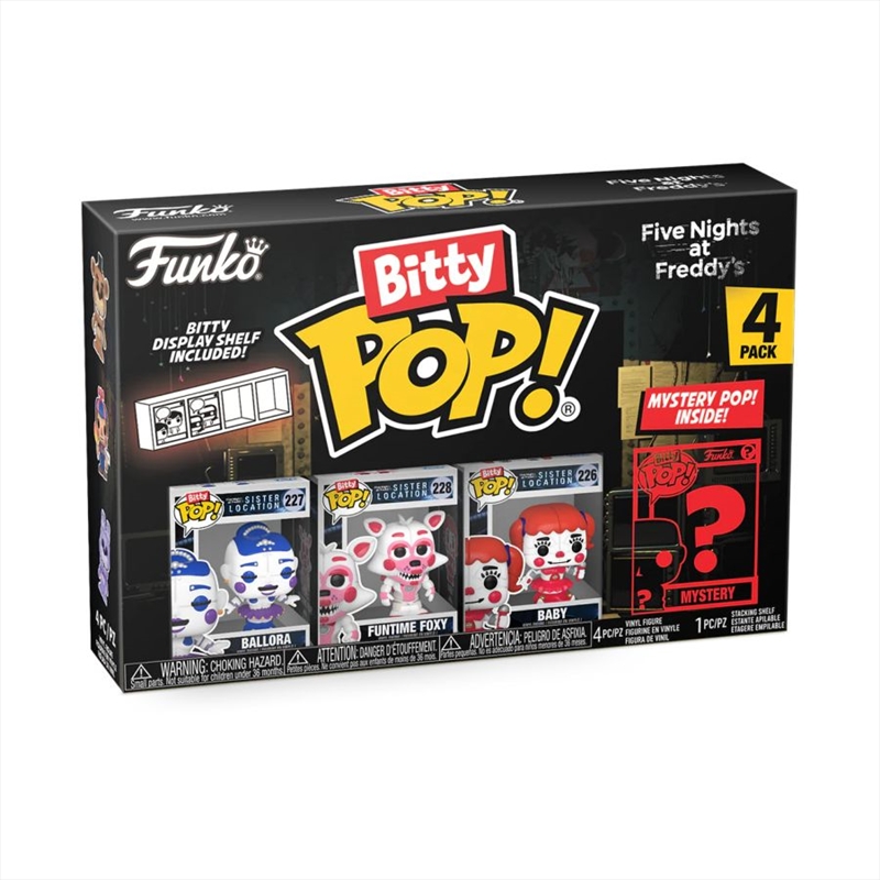 Five Nights at Freddy's - Ballora Bitty Pop! 4-Pack/Product Detail/Funko Collections