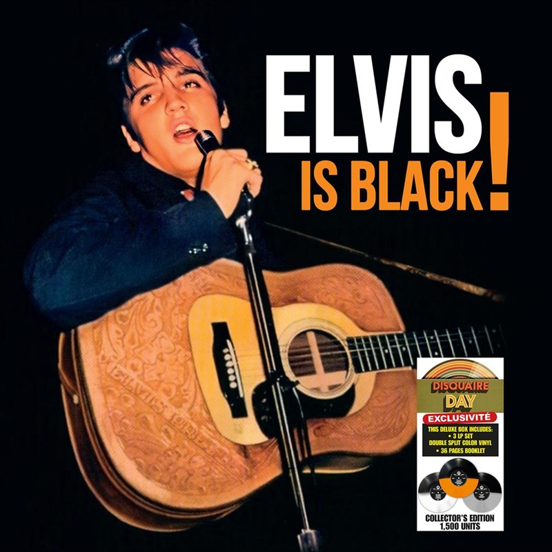 Elvis Is Black (Limited Half/Half Effect Orange, Silver & White / Black Vinyl)/Product Detail/Rock/Pop