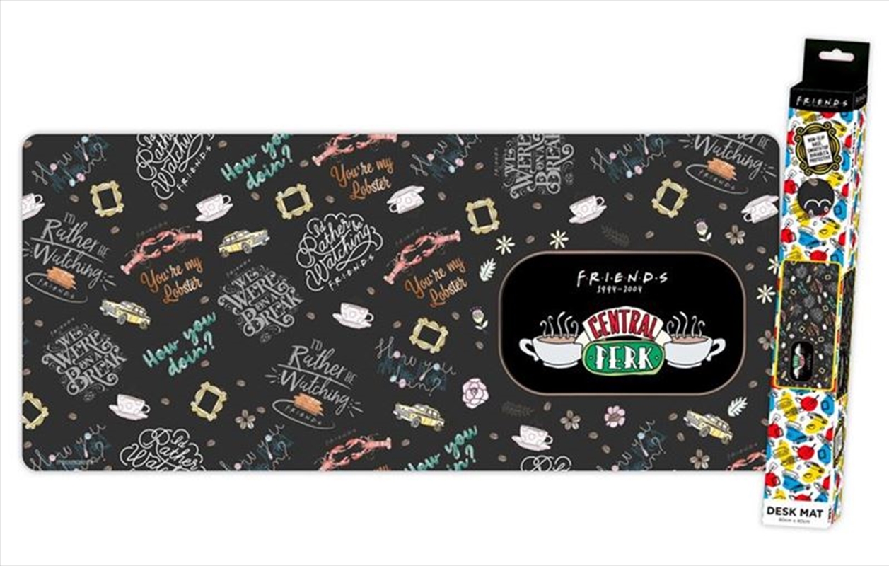 Friends TV - Central Perk Quotes - XXL Gaming Mat/Product Detail/Electronics