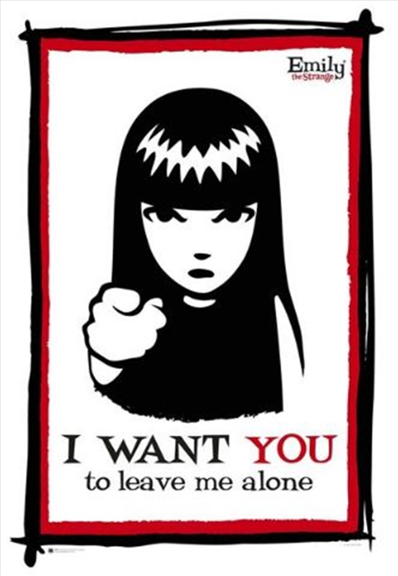 Emily the Strange – Leave me alone/Product Detail/Posters & Prints