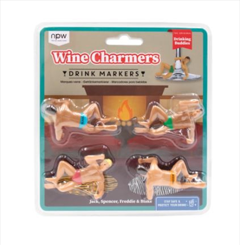 Drinking Buddies Wine Charmers Drink Markers/Product Detail/Novelty