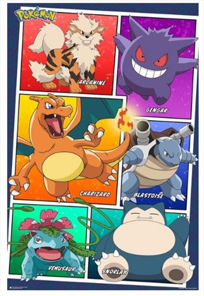 Pokemon - Characters Grid 2 - Reg Poster/Product Detail/Posters & Prints