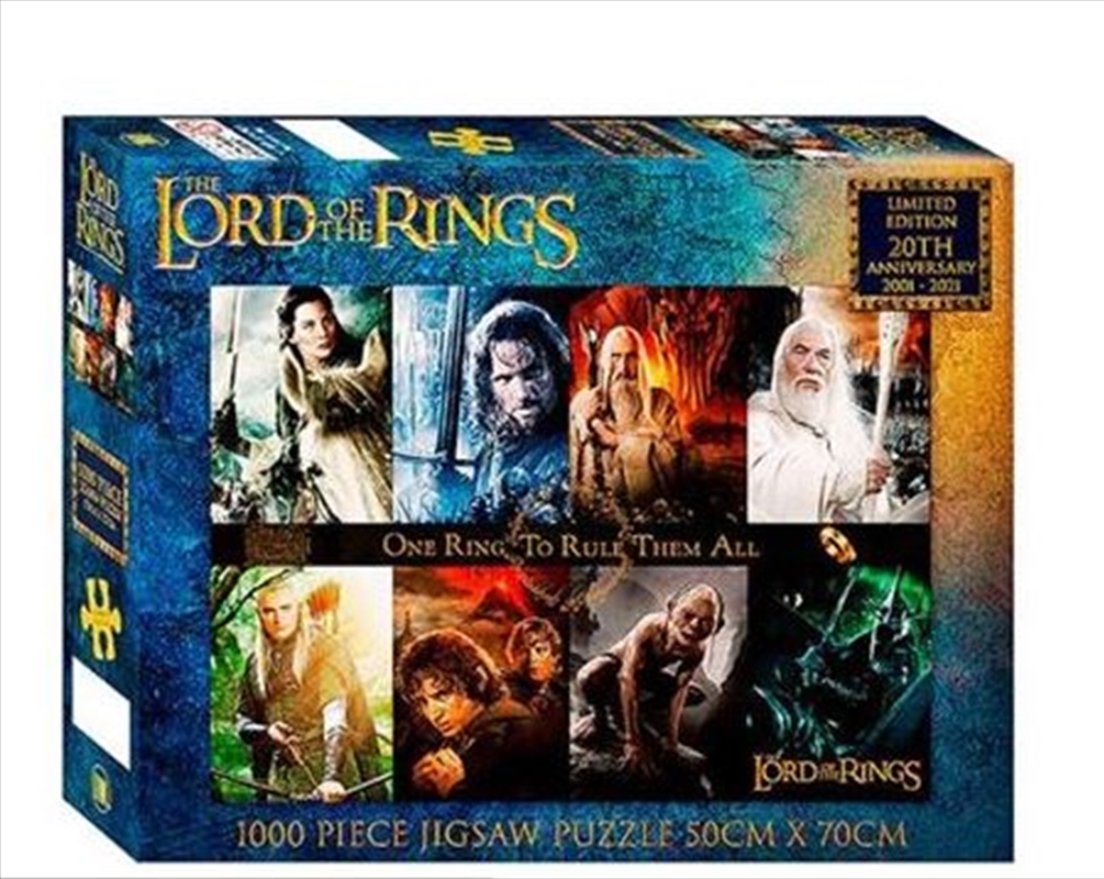 Lord Of The Rings - 20th Anniversary/Product Detail/Jigsaw Puzzles