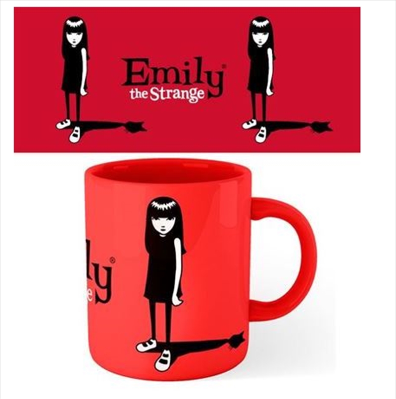 Emily The Strange - Cat Shadow Red - Coloured Mug/Product Detail/Mugs