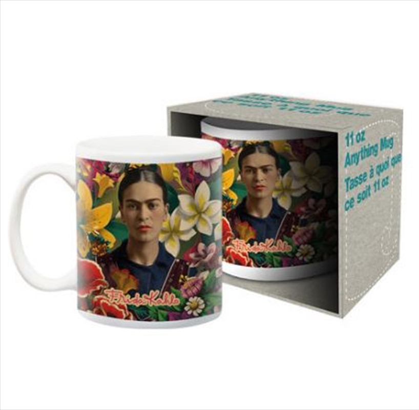Frida Kahlo - Floral Ceramic Mug/Product Detail/Mugs