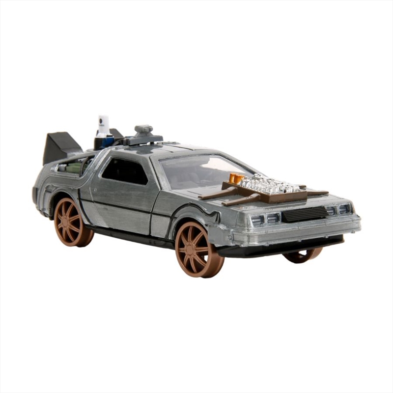 Back to the Future: Part 3 - Time Machine (Railroad wheels) 1:32 Scale Die-Cast/Product Detail/Figurines