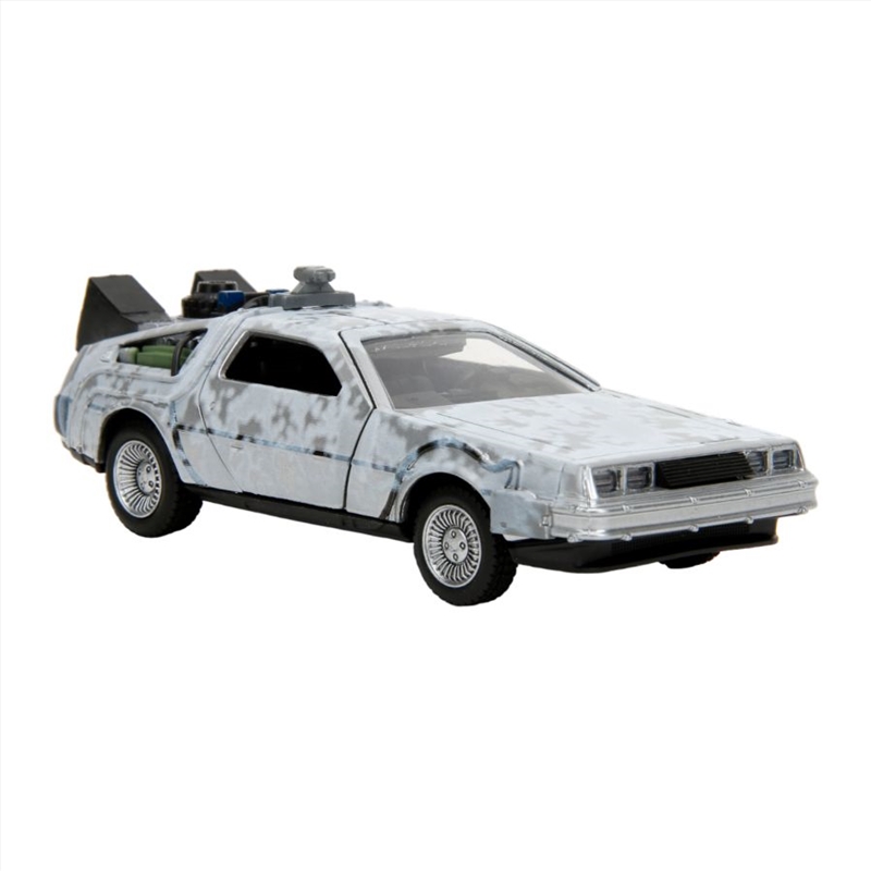 Back to the Future - Time Machine (Frost Covered) 1:32 Scale Die-Cast/Product Detail/Figurines