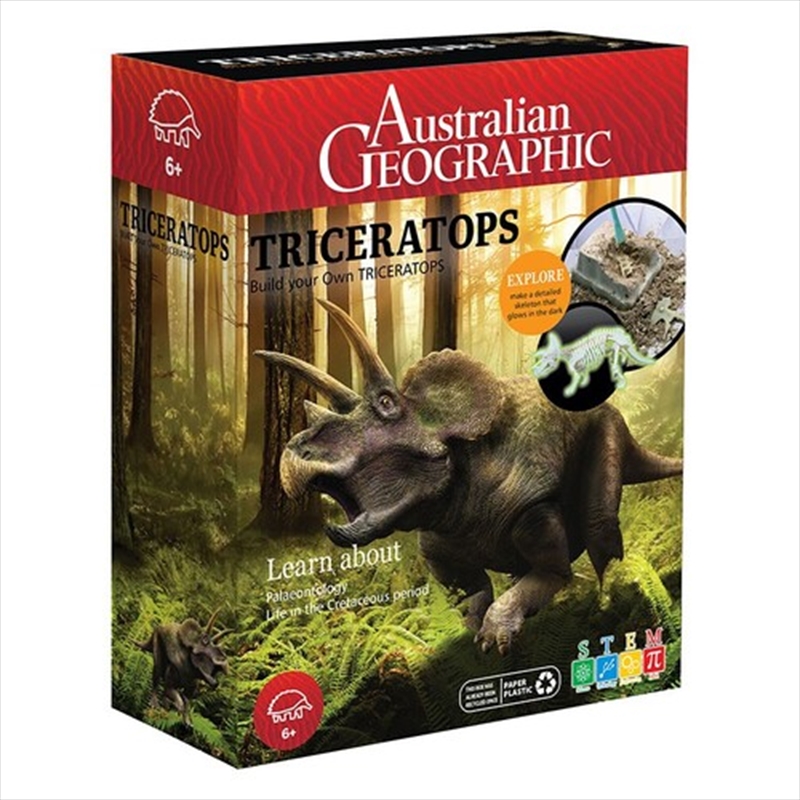 Australian Geographic Triceratops Building Dinosaur Kit Toy/Product Detail/Educational