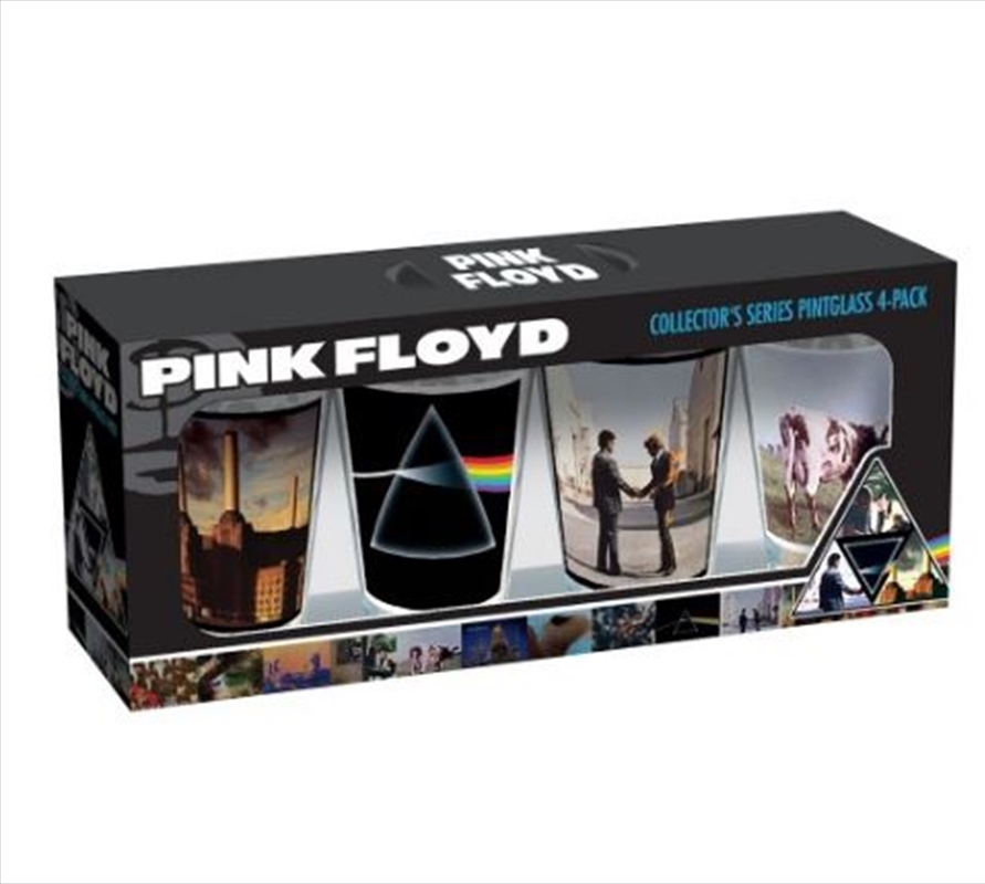 Pink Floyd Album Covers Pint Glasses – 4 Pack/Product Detail/Glasses, Tumblers & Cups