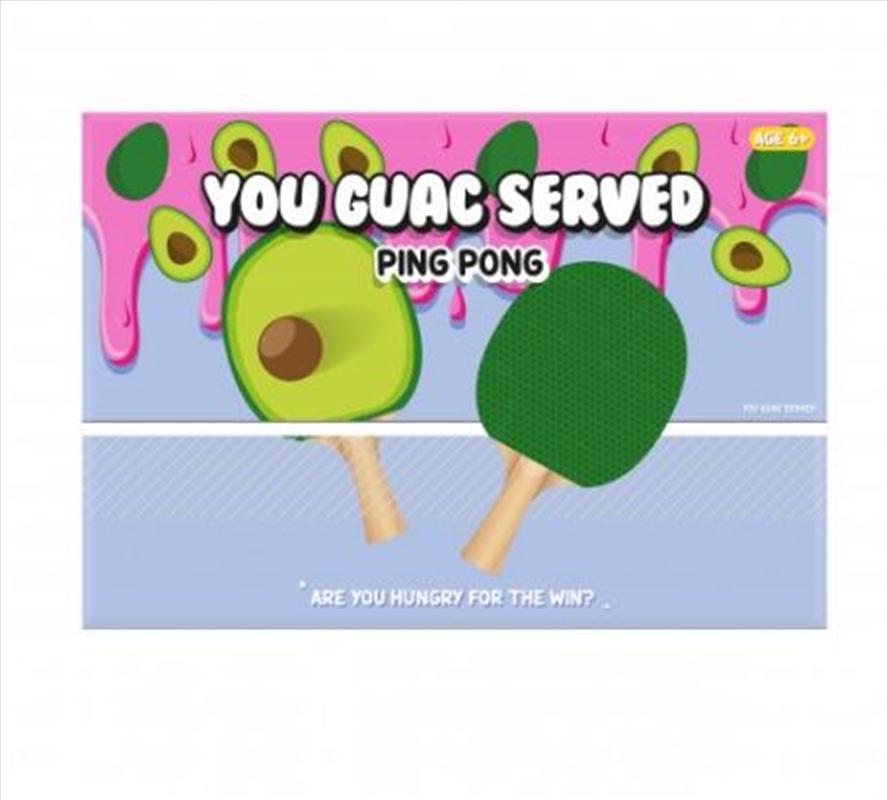 You Guac Served Ping Pong Set/Product Detail/Board Games
