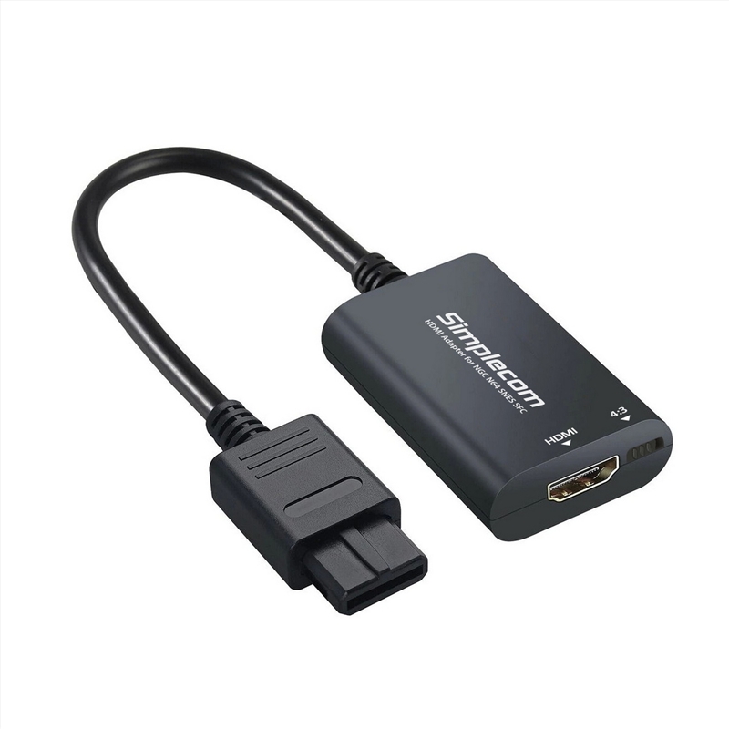 Simplecom CM461 HDMI Adapter Composite AV to HDMI Converter for Nintendo NGC N64 SNES SFC/Product Detail/Electronics