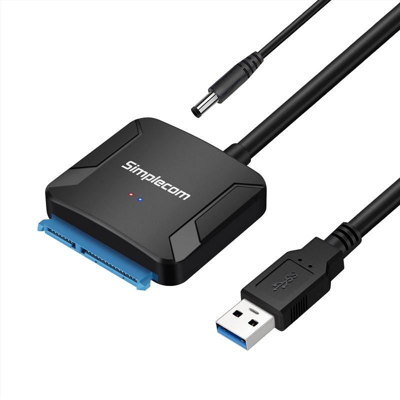 Simplecom SA236 USB 3.0 to SATA Adapter Cable Converter with Power Supply for 2.5" & 3.5" HDD SSD/Product Detail/Cables