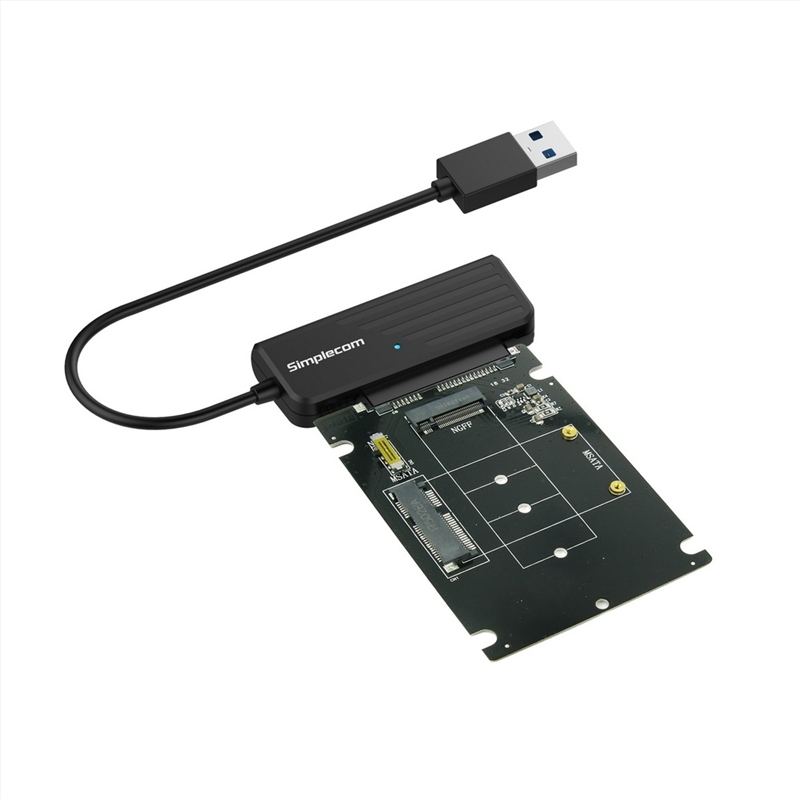 Simplecom SA225 USB3.0 to mSATA + M.2 (NGFF B Key) 2 In 1 Combo Adapter/Product Detail/Electronics