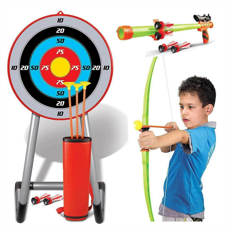 New Kingsport Large 2 in 1 Archery Set Kids Suction Arrows Target 90cm Stand/Product Detail/Toys
