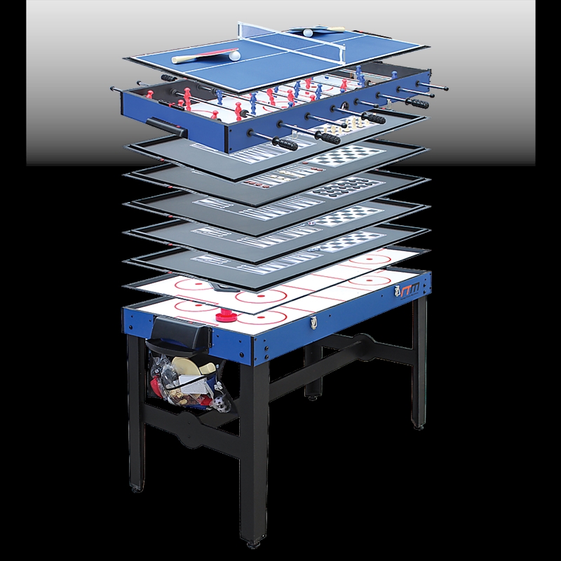 4FT 12-in-1 Combo Games Tables Foosball Soccer Basketball Hockey Pool Table Tennis/Product Detail/Games