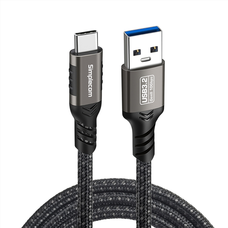 Simplecom CAU510 USB-A to USB-C Data and Charging Cable USB 3.2 Gen2 10Gbps 1M/Product Detail/Cables