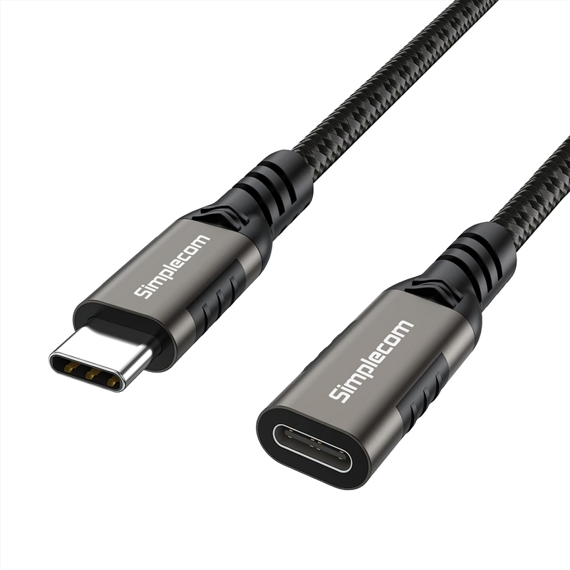 Simplecom CAU605 USB-C Male to Female Extension Cable USB 3.2 Gen2 PD 100W 20Gbps 0.5M/Product Detail/Cables
