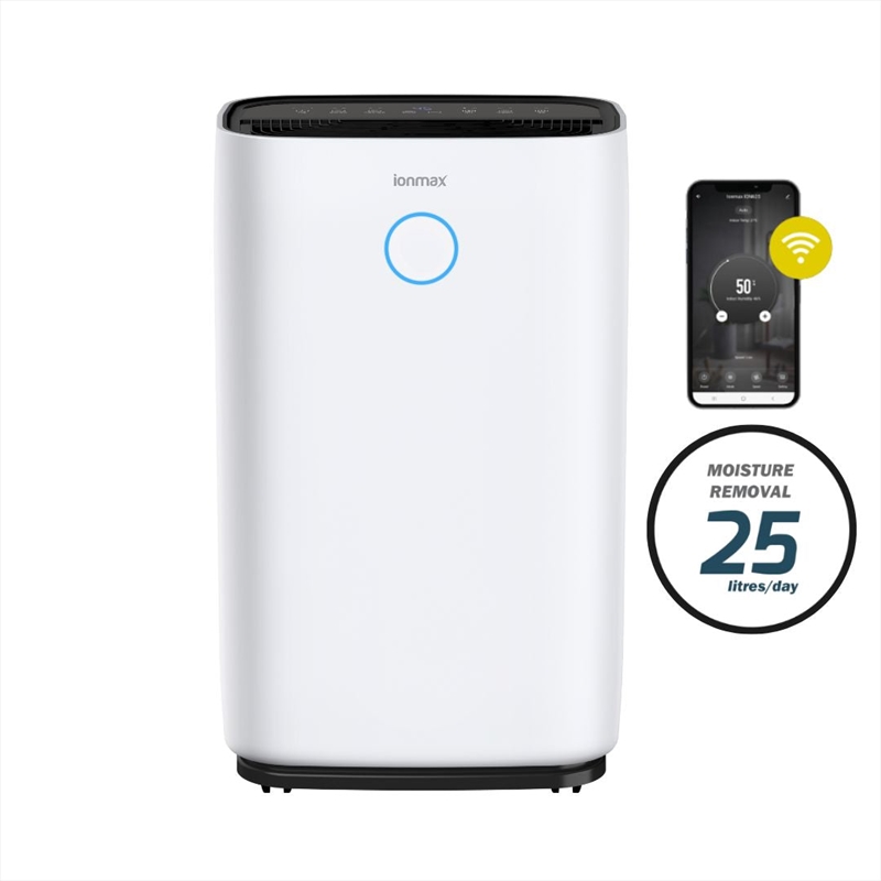 Ionmax Leone 25L/day Compressor Dehumidifier with Mobile App/Product Detail/Appliances
