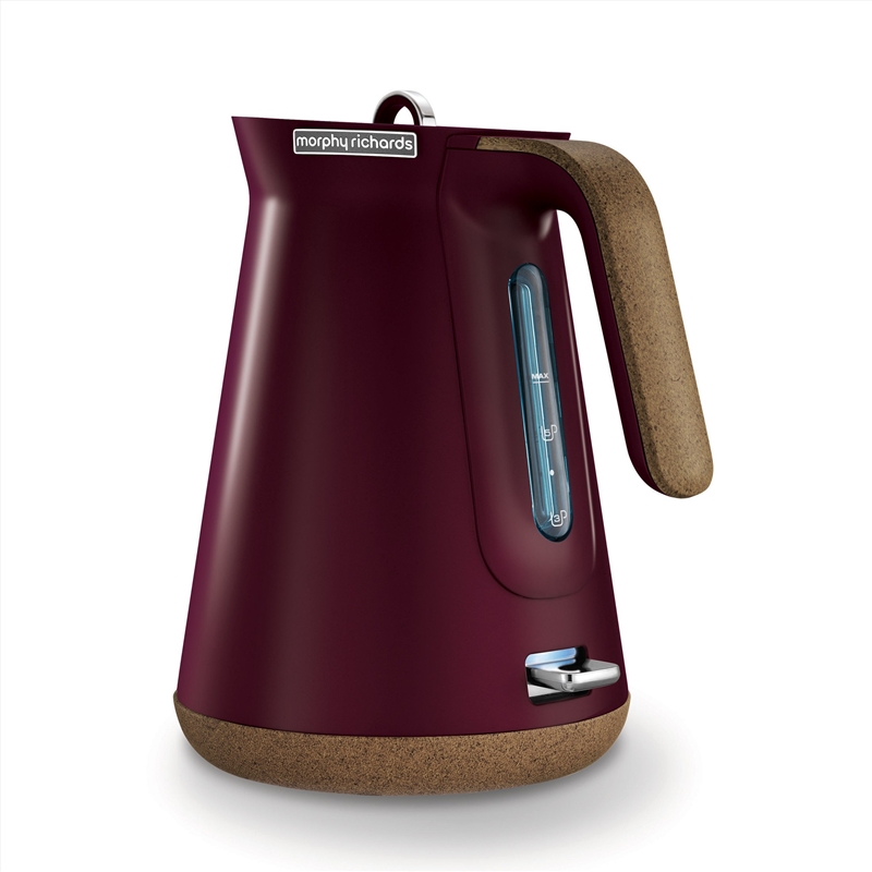 Buy Morphy Richards 1.5L Aspect Kettle Maroon with CorkEffect Trim
