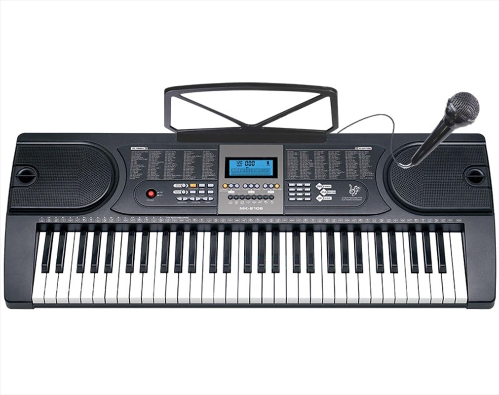 Precision Audio 61 Key Full Size Electronic Keyboard LCD Screen Wired Microphone MK2106/Product Detail/Piano & Keyboards
