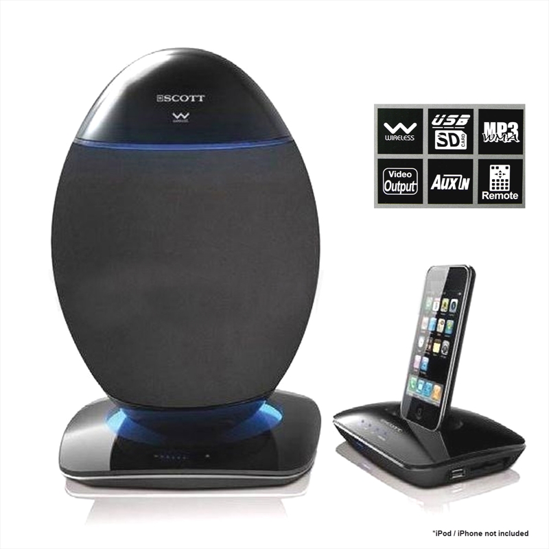 Scott 2.4Ghz Wireless OVE Speaker System USB SD Bluetooth 20w RMS/Product Detail/Speakers
