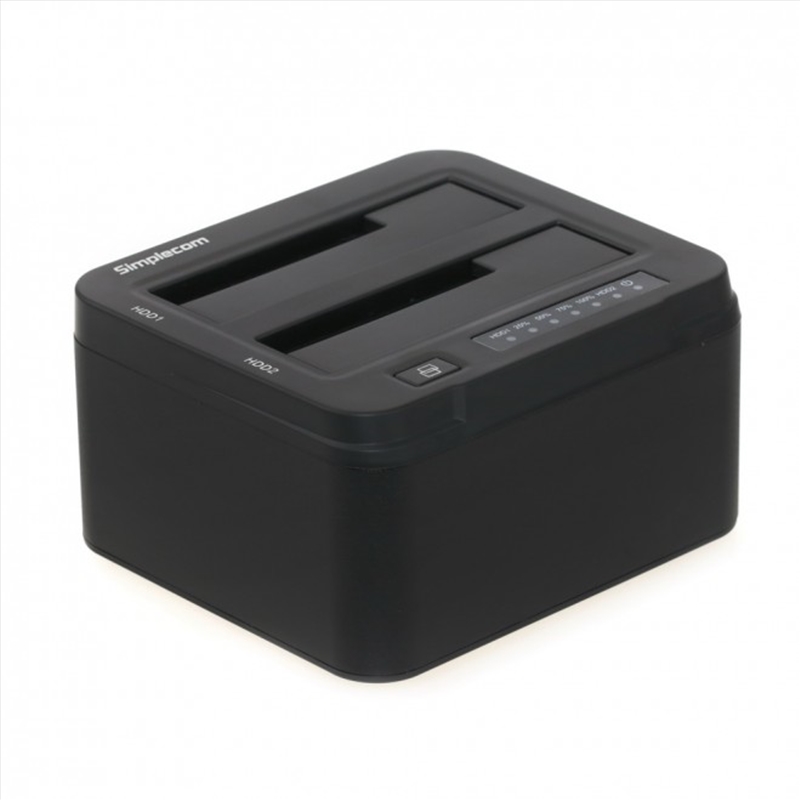 Simplecom SD322 Dual Bay USB 3.0 Aluminium Docking Station for 2.5" and 3.5" SATA HDD Black/Product Detail/Electronics