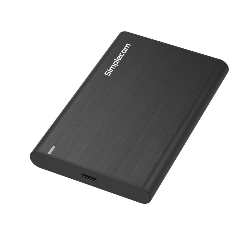 Simplecom SE221 Aluminium 2.5'' SATA HDD/SSD to USB 3.1 Enclosure Black/Product Detail/Electronics