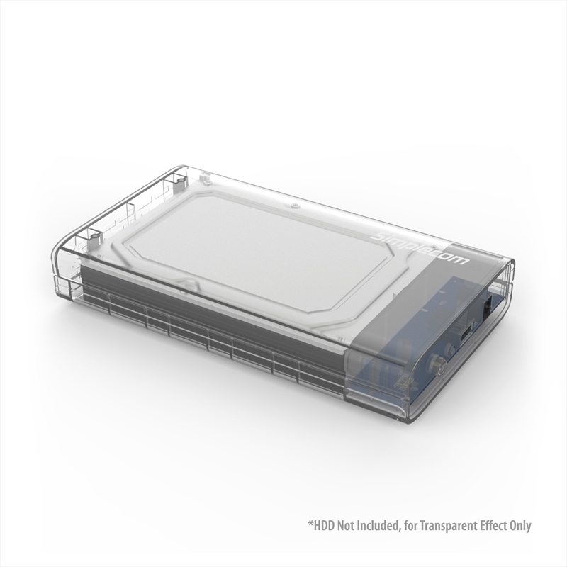 Simplecom SE301 3.5" SATA to USB 3.0 Hard Drive Docking Enclosure Clear/Product Detail/Electronics