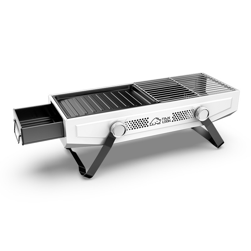 Foldable Portable Charcoal Frying Grill Grilling Outdoor Tabletop BBQ Grill For Camping Hiking Picni/Product Detail/Appliances