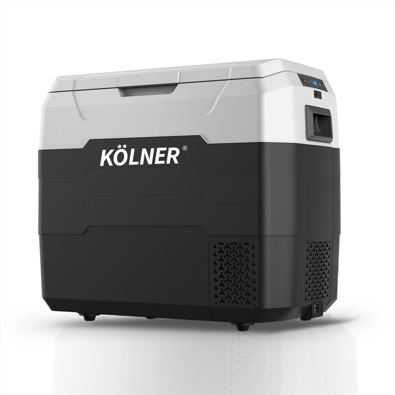 Kolner 50l Fridge Freezer Cooler 12/24/240v Camping Portable Esky Refrigerator - Black/Product Detail/Appliances