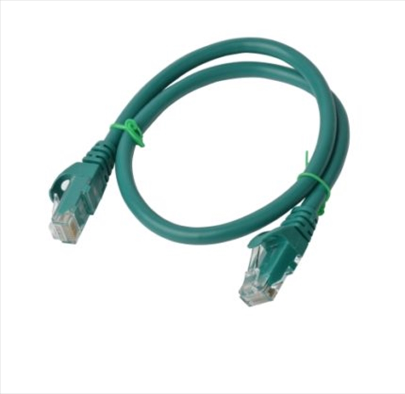 AKY CAT6A 1M METRE GREEN GIGABIT NETWORK PATCH LEAD (CAT5E/CAT6)/Product Detail/Cables