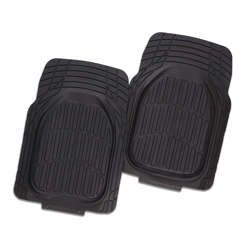 CMT Car Mats TUFF 2 Piece Rubber Black/Product Detail/Outdoor