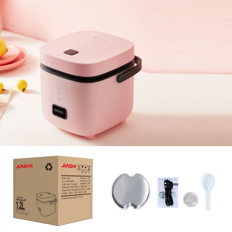1.2L Mini Rice Cooker Travel Small Non-stick Pot For Cooking Soup Rice AU STOCK/Product Detail/Appliances