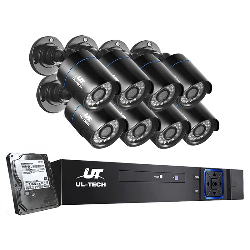 UL-tech CCTV Camera Home Security System Outdoor 1080P 8CH DVR 4TB Hard Drive/Product Detail/Electronics