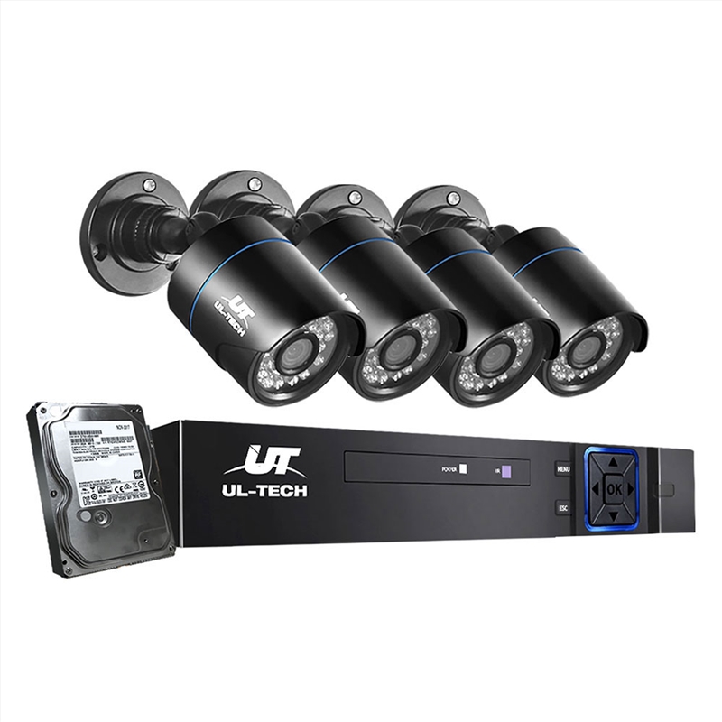 UL-tech 1080P CCTV Camera Home Security System DVR Outdoor HD Night Vision 4TB/Product Detail/Electronics