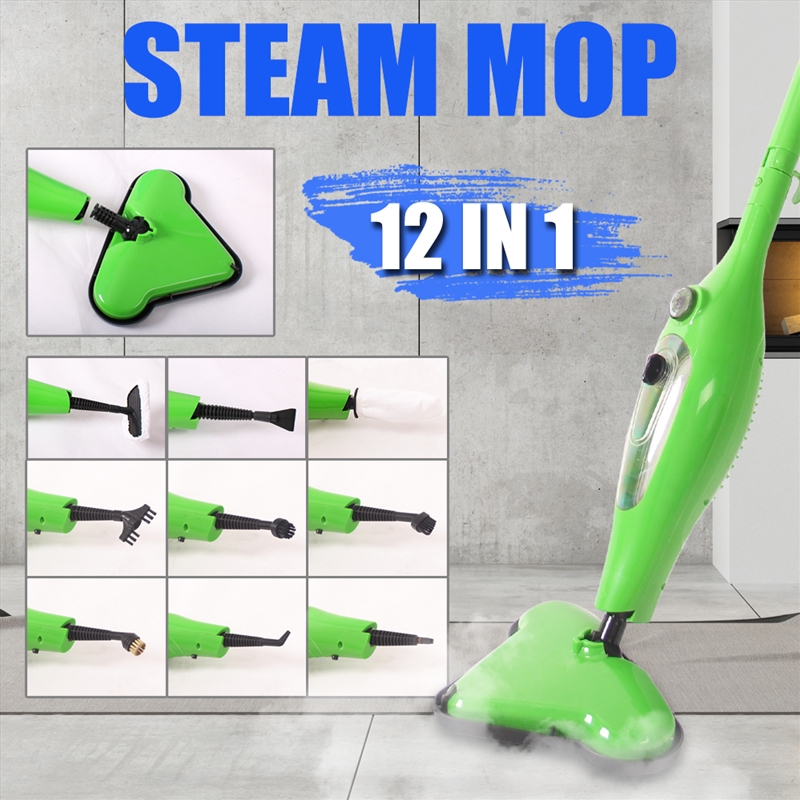 12 in 1 Multi Foldable Steam Mop Handheld Floor Steamer Carpet Cleaning Cleaner/Product Detail/Appliances