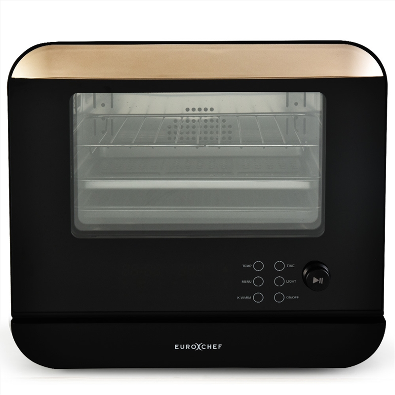 EUROCHEF 18L 9-in-1 Combi Steam Oven and Air Fryer, Black/Product Detail/Appliances