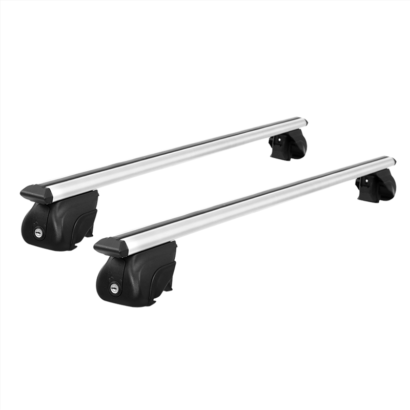 Universal Car Roof Rack Aluminium Cross Bars Adjustable 126cm Silver Upgraded/Product Detail/Outdoor
